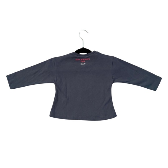 Zara Snoopy Christmas Long Sleeve Shirt; Size 9-12 Months - Picture 2 of 4